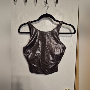 LULULEMON ALIGN HIGH NECK TANK TOP SHINE RADIATE FOIL PRINT FRENCH PRESS